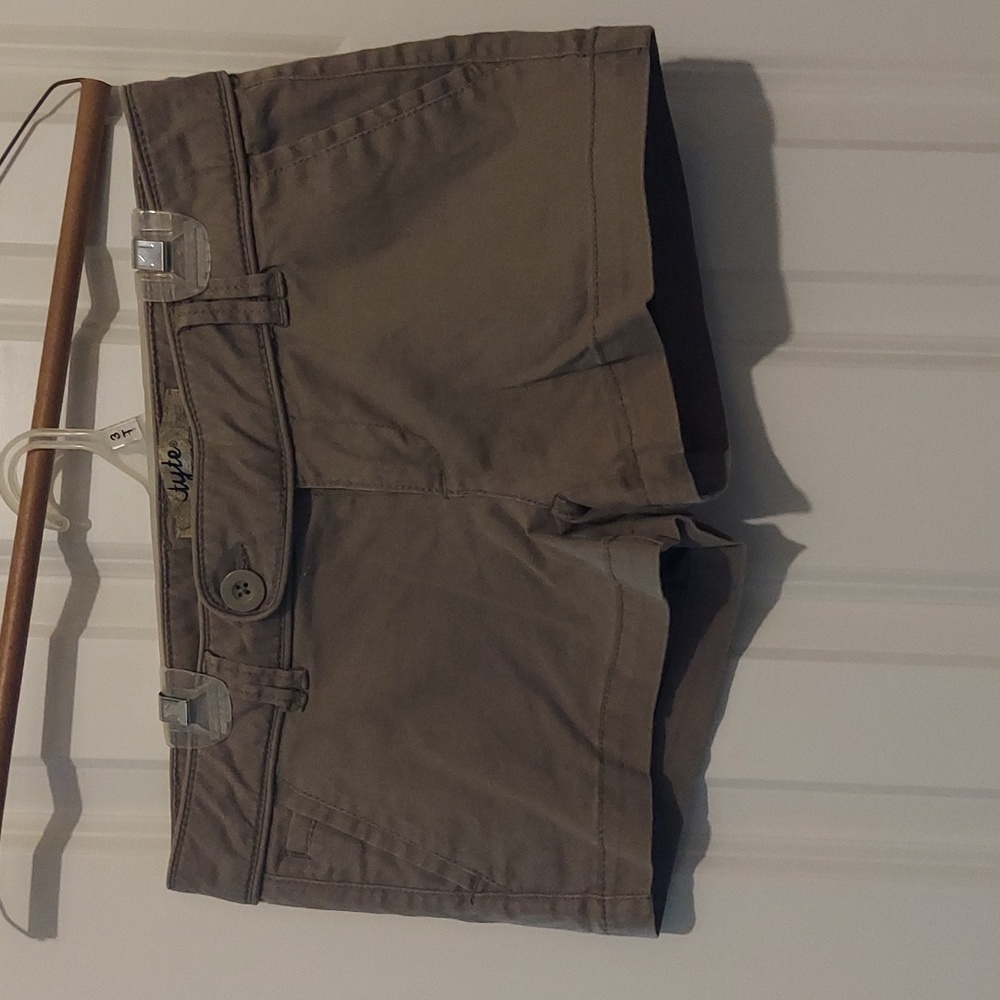 Olive green shorts
